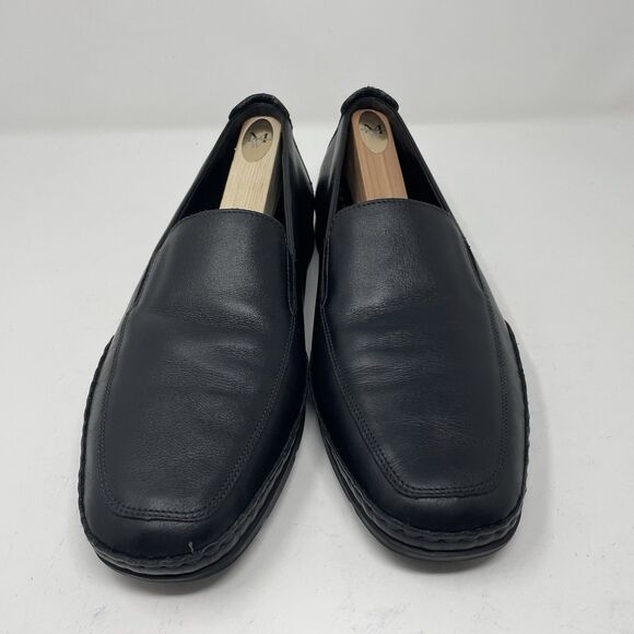 Mephisto Edlef Mens Black Leather Casual Slip On Loafers Shoes Size 10 /EUR 9.5 - Picture 4 of 9